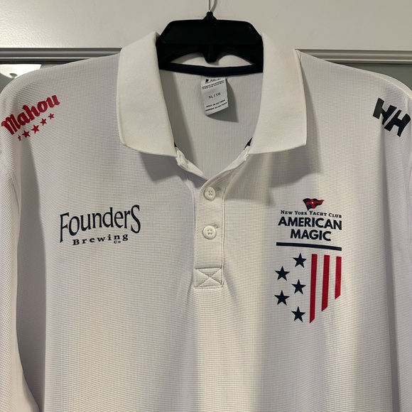 NWOT Helly Hansen New York Yacht Club American Magic Polo - Picture 2 of 7